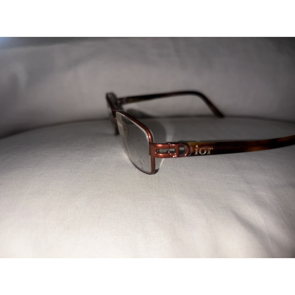 Christian Dior CD 3680 HWX Women's Brown Tortoise Eyeglasses Frames 140-55-16